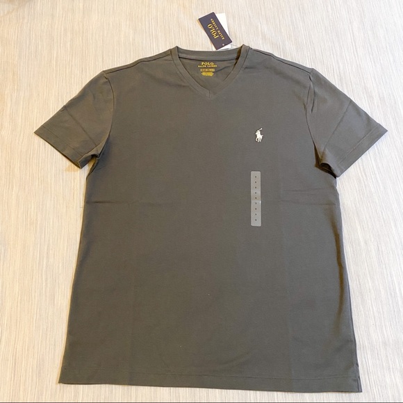 Polo Ralph Lauren Classic Fit V-Neck T-Shirt - Picture 2 of 8